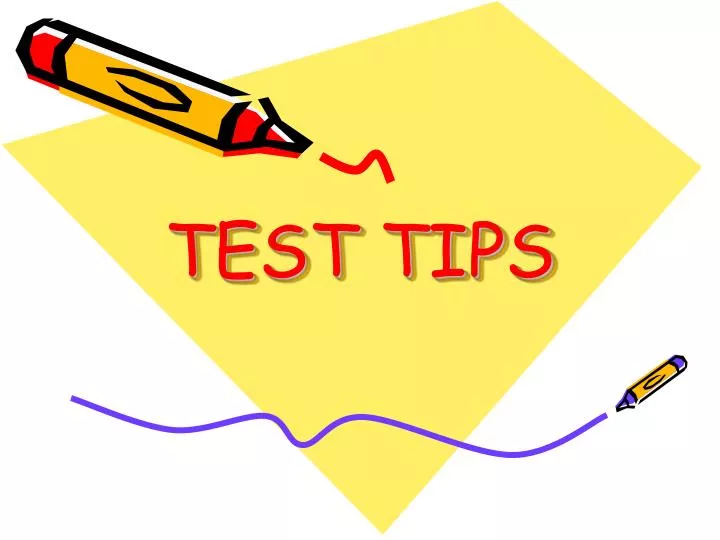 test tips