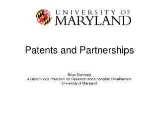 Patents and Partnerships