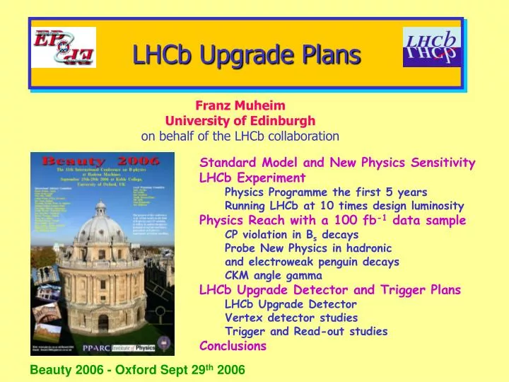lhcb upgrade plans