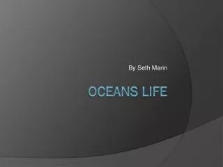 Oceans life