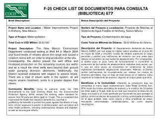 F-25 CHECK LIST DE DOCUMENTOS PARA CONSULTA (BIBLIOTECA) 67 7