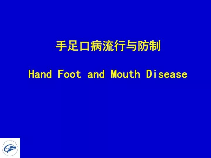 hand foot and mouth disease