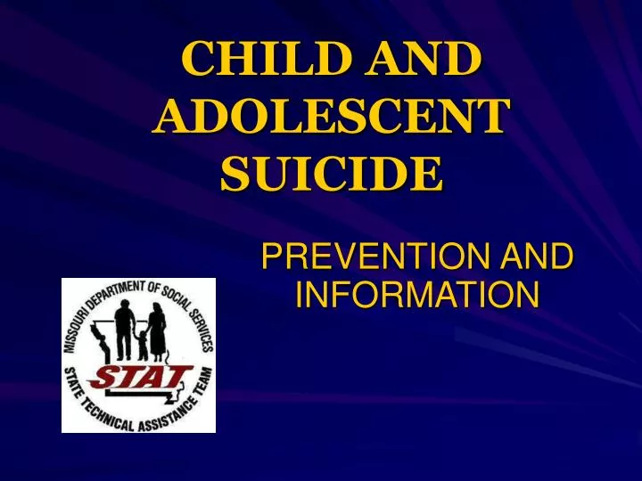 child and adolescent suicide