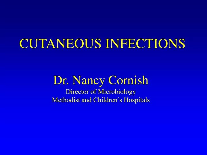 cutaneous infections