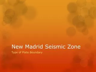 New Madrid Seismic Zone