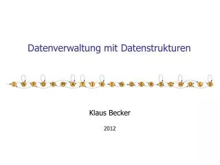 datenverwaltung mit datenstrukturen