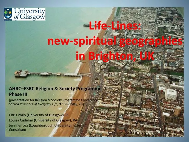 life lines new spiritual geographies in brighton uk
