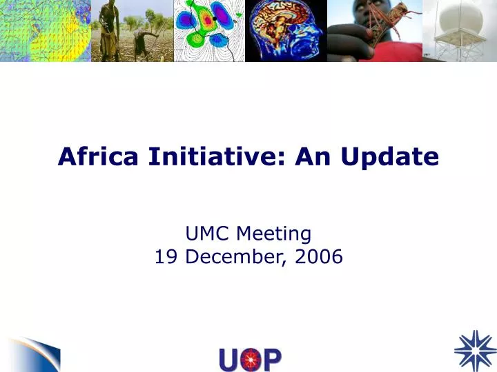 africa initiative an update
