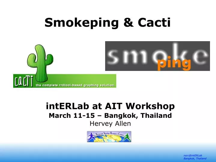 interlab at ait workshop march 11 15 bangkok thailand hervey allen