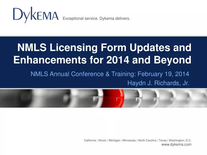nmls licensing form updates and enhancements for 2014 and beyond