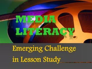 Emerging Challenge in Lesson Study