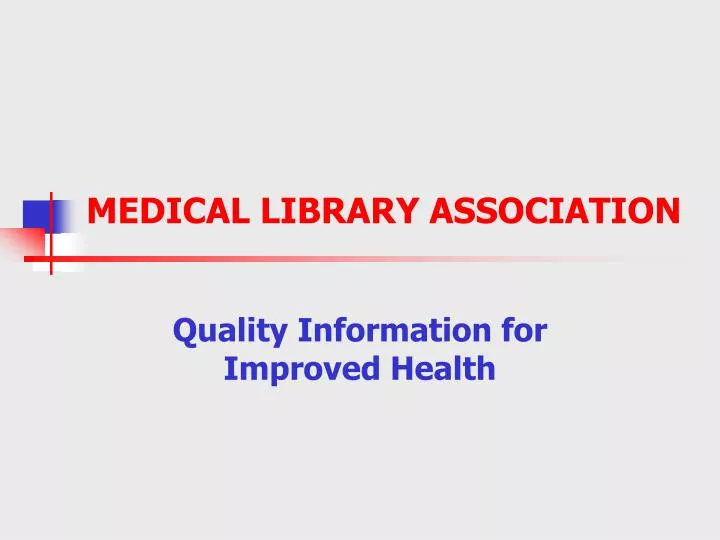 medical library association