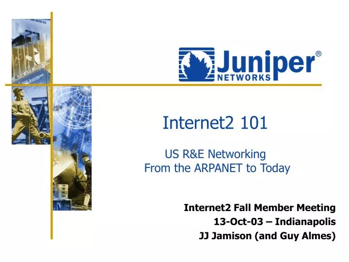internet2 101 us r e networking from the arpanet to today
