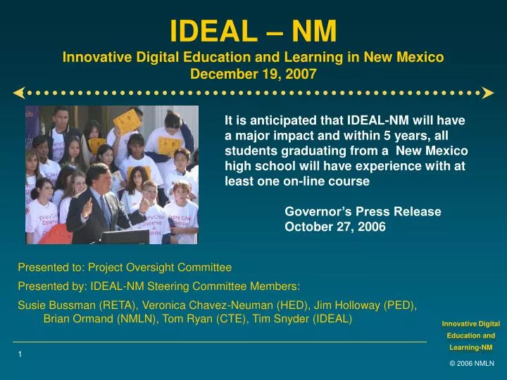 ideal nm innovative digital education and learning in new mexico december 19 2007