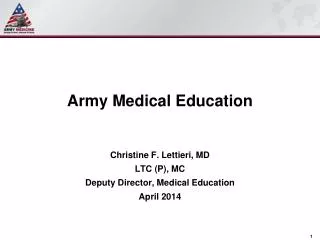 Army Medical Education