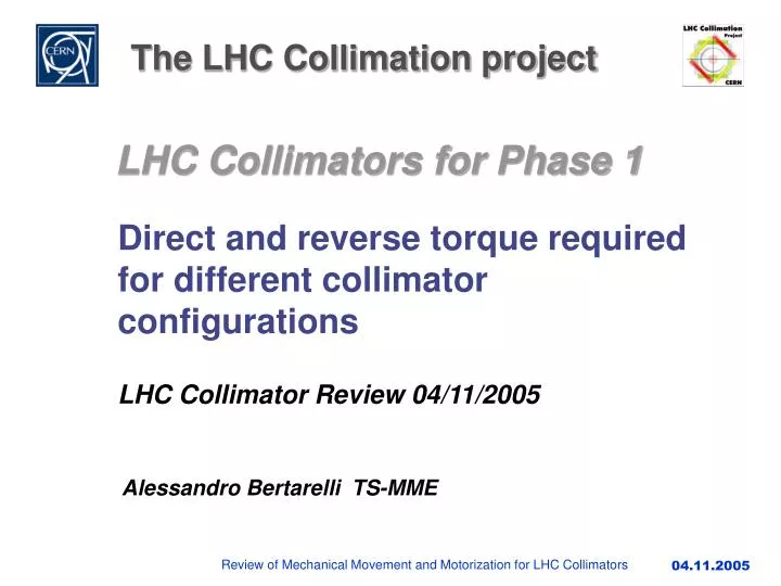 the lhc collimation project