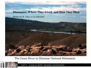 Dinosaurs: Where They Lived, and How They Died Photos by R. Alley or as indicated.