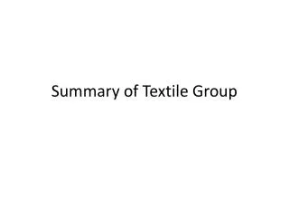 Summary of Textile Group