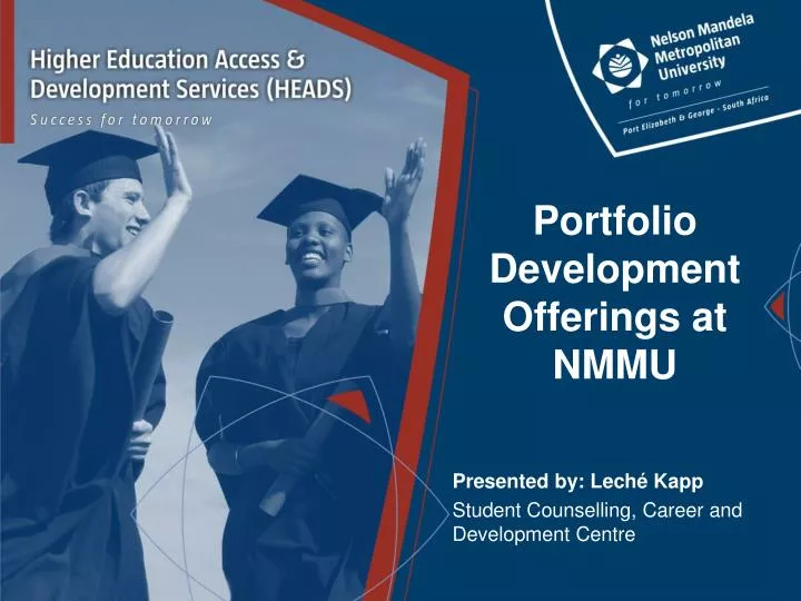 portfolio development offerings at nmmu