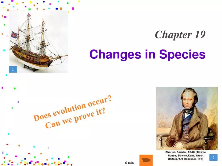 changes in species
