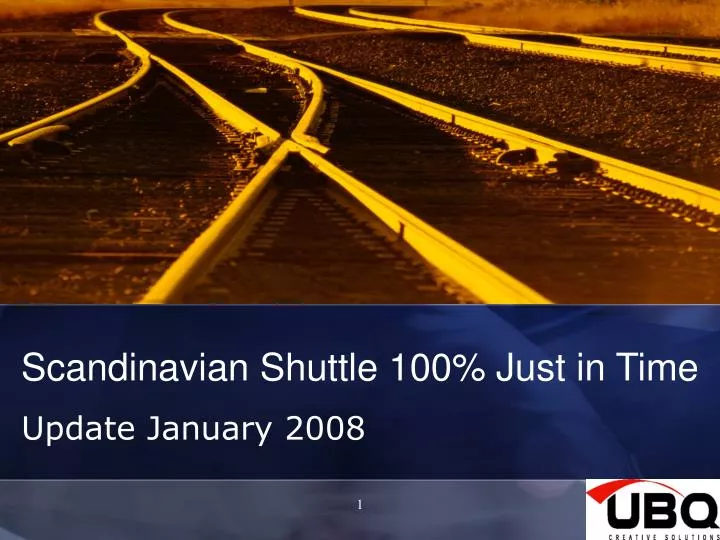 scandinavian shuttle 100 just in time