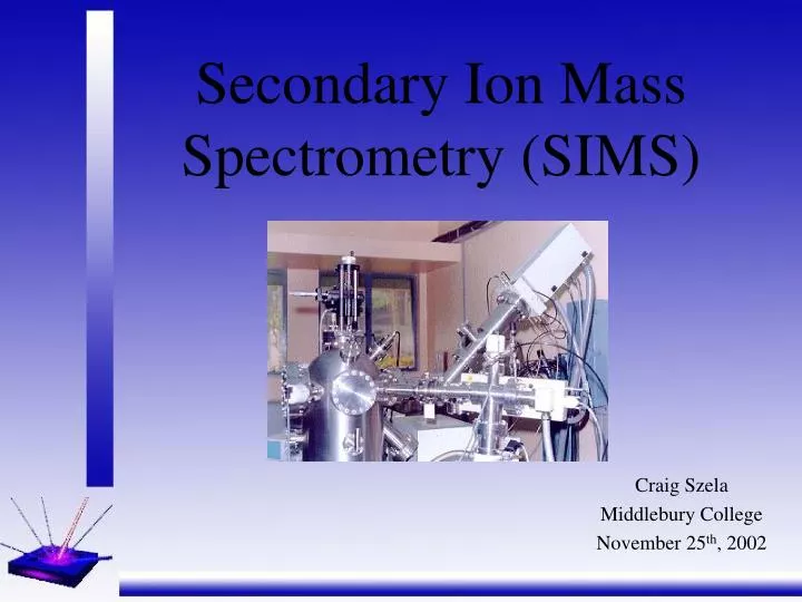 secondary ion mass spectrometry sims