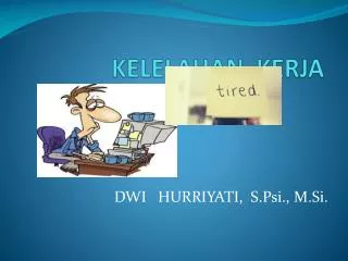 kelelahan kerja