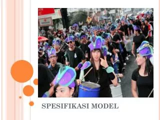 spesifikasi model