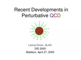 Recent Developments in Perturbative Q C D