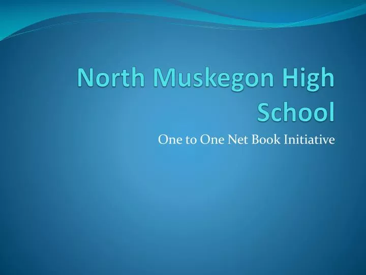 north muskegon high school