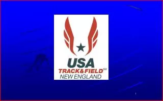 BID APPLICATION USA TRACK &amp; FIELD - NEW ENGLAND