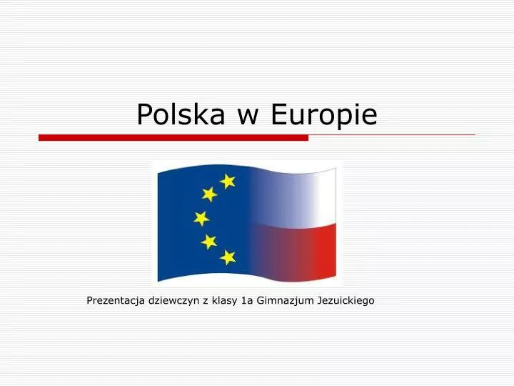 polska w europie