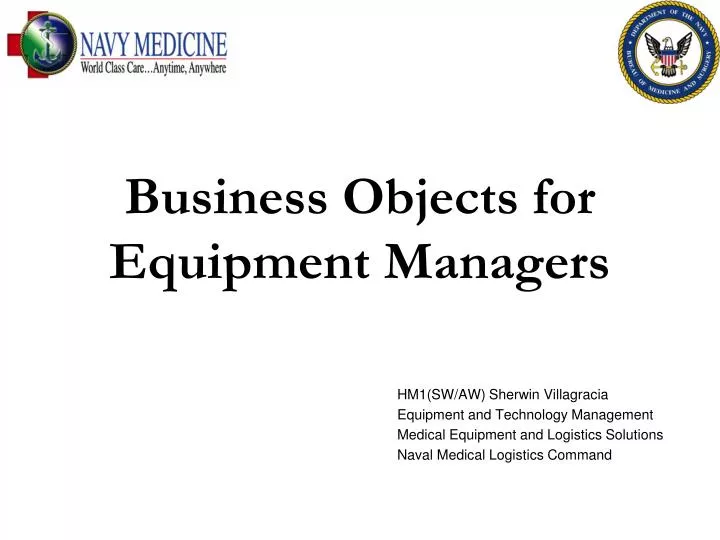 business objects for equipment managers