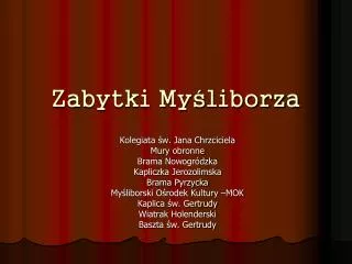 zabytki my liborza