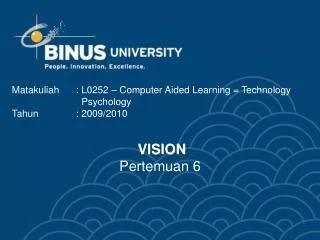 vision pertemuan 6