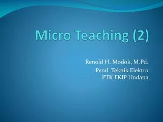 micro teaching 2