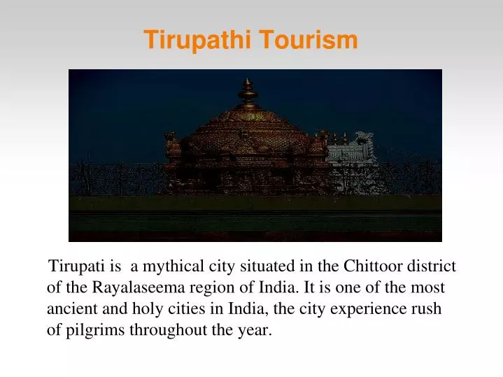 tirupathi tourism