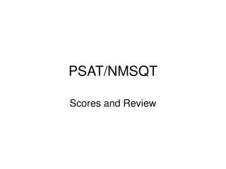 PSAT/NMSQT