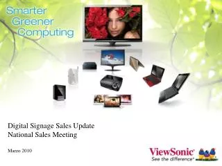 Digital Signage Sales Update National Sales Meeting Marzo 2010