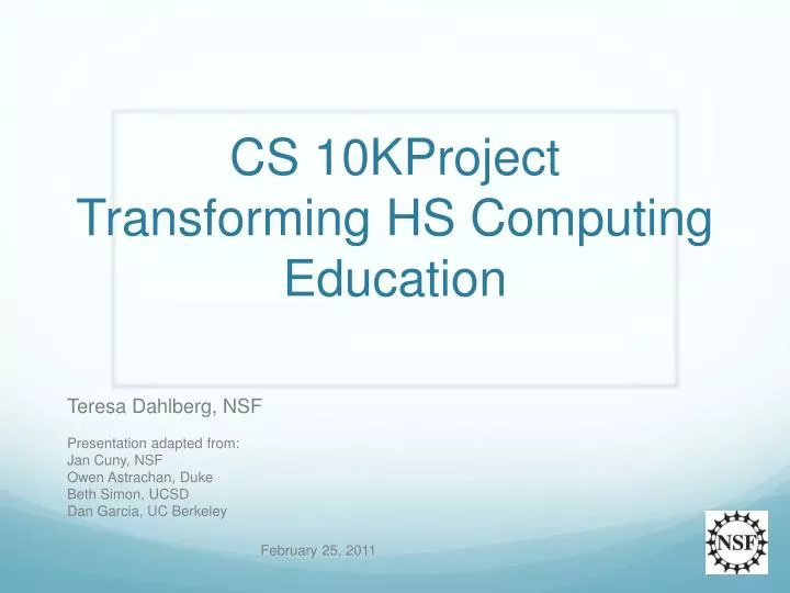 cs 10kproject transforming hs computing education