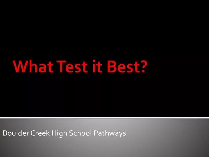 boulder creek high school pathways