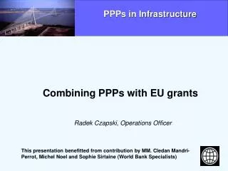 Combining PPPs with EU grants