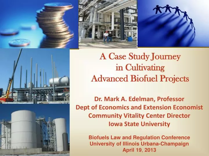a case study journey in cultivating advanced biofuel projects