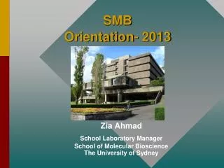 SMB Orientation- 2013