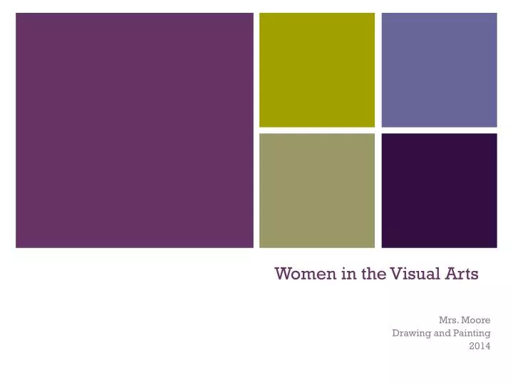 women in the visual arts