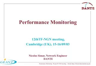 Performance Monitoring