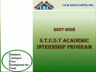 2007-2008 s.t.u.d.y Academic internship program
