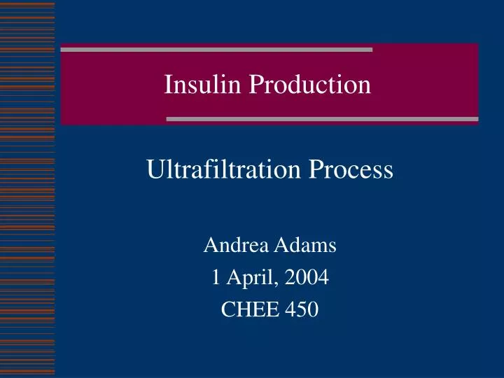insulin production