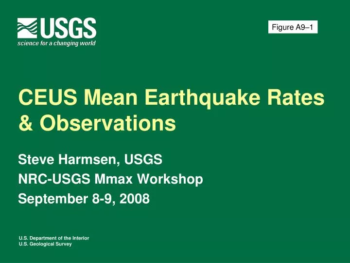 ceus mean earthquake rates observations