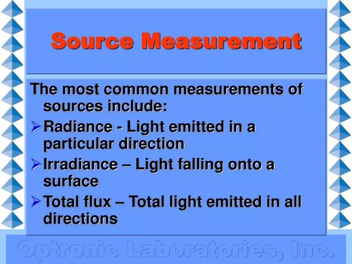 source measurement